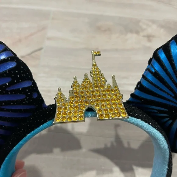 Disney Parks Mickey Main Attraction Ear Headband Cinderella Castle Fireworks - Picture 5 of 14